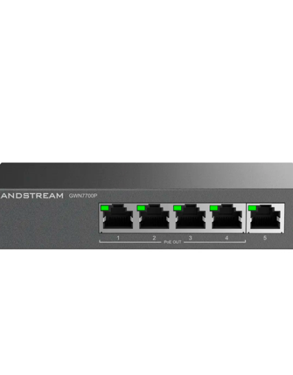 Switch Grandstream GWN7700P 5 Portas Gigabit