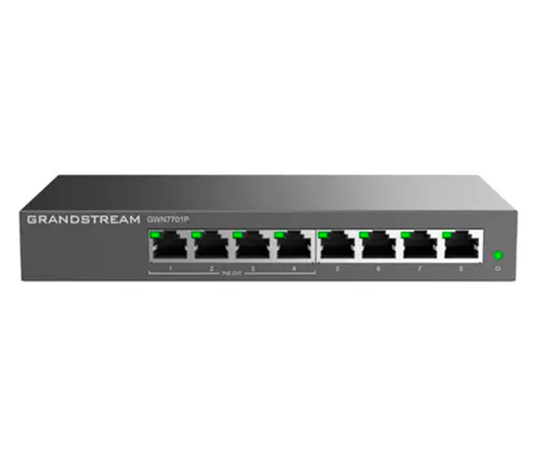 Switch Grandstream GWN7701PA 8 Portas Gigabit PoE
